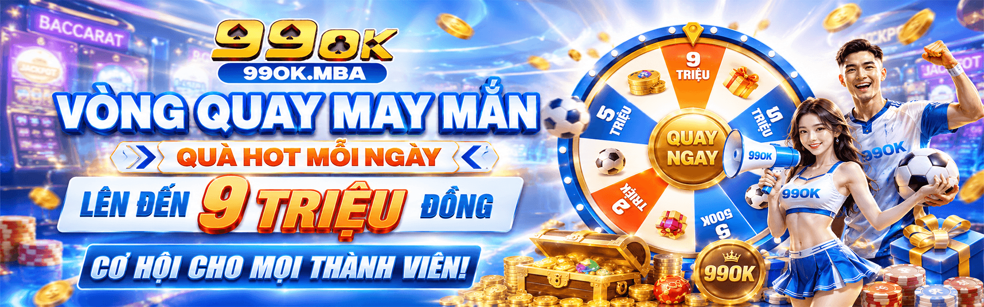99ok vòng quay may mắn